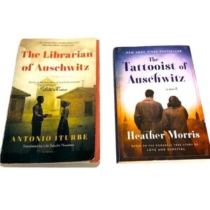 2 Books Based On True Stories Life in Auschwitz History Literary Fiction Novel